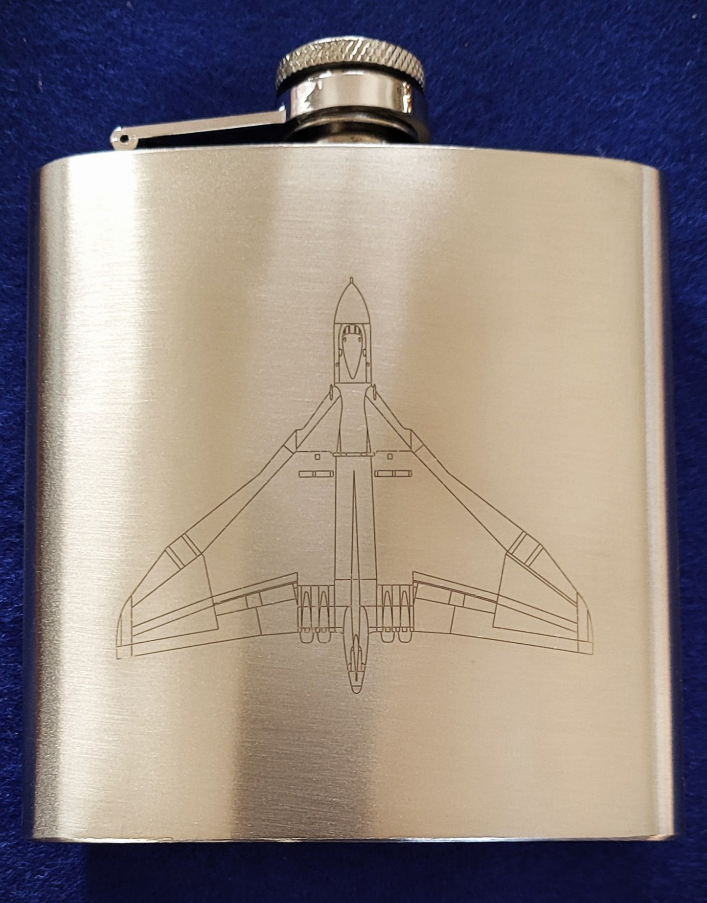 Vulcan Stainless Steel 6oz Hip Flask