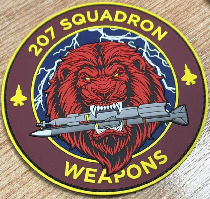 207 Squadron F35 Weapons Trade Patch