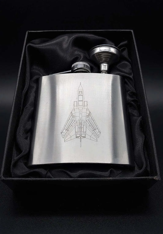 Tornado Stainless Steel 6oz Hip Flask