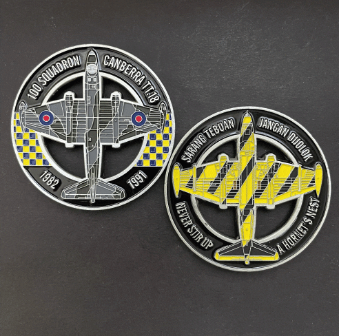 100 SQN RAF Canberra Coin